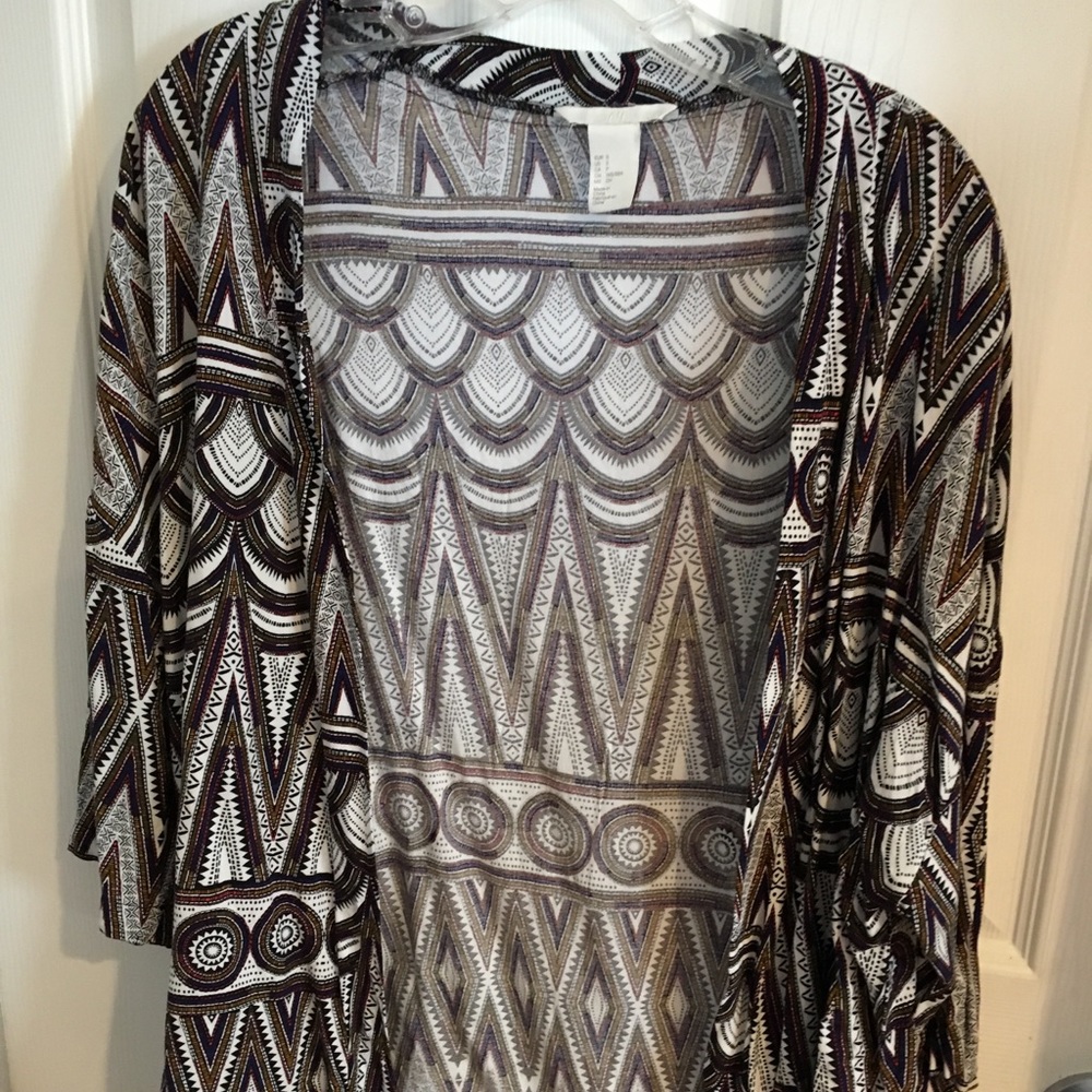 H&M open front cardigan